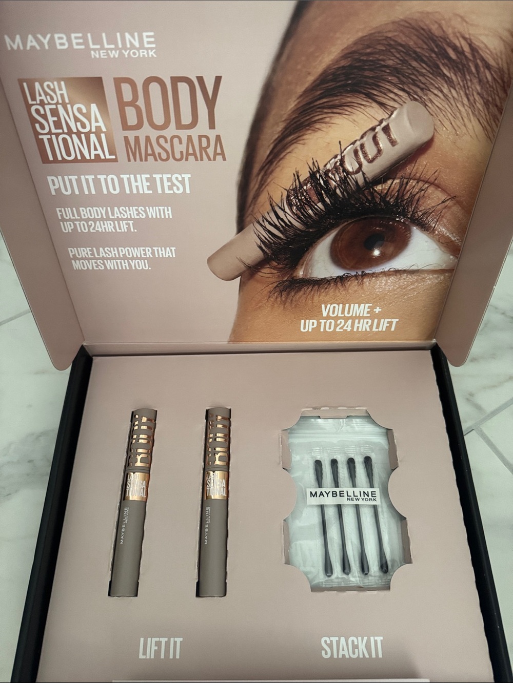 Maybelline Lash Sensational Body Mascara Set in Black-NEW RELEASE!